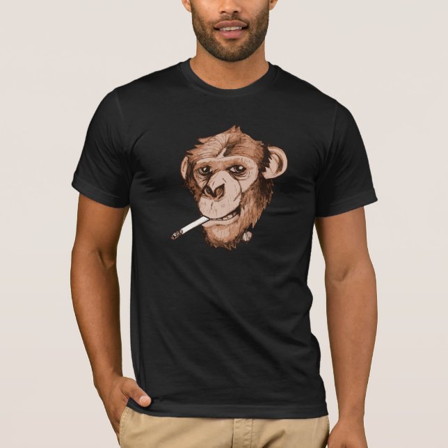 T-shirt singe de tabagisme (Devant)
