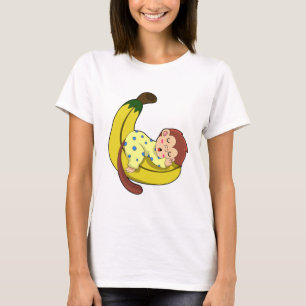 T-shirt Singe dormant dans le pyjama