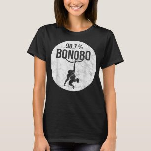 T-shirt Singe drôle avec ADN Bonobo Chimpanzé