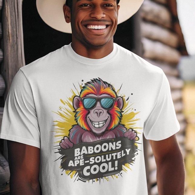 T-shirt Singe Drôle : Les babouins Sont Des Singes Totalem (Créateur téléchargé)