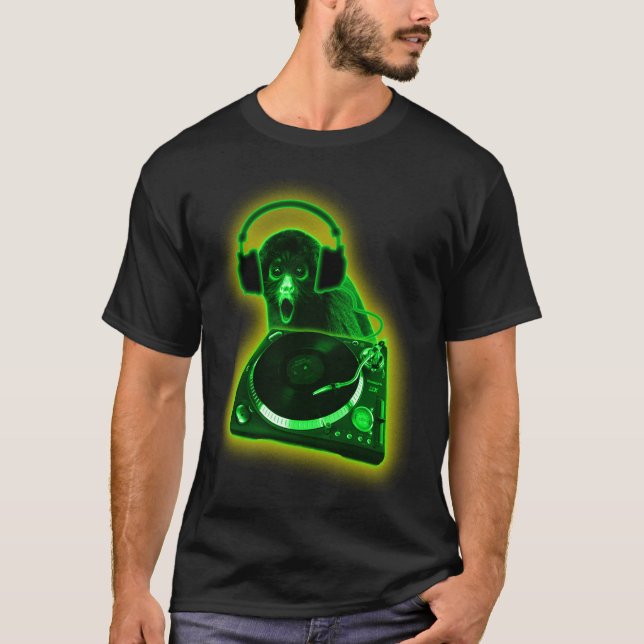 T-shirt Singe du DJ (Devant)