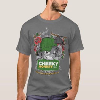 T-shirt Singe effronté - gris
