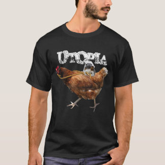 T-shirt singe et poulet, UTOPIE