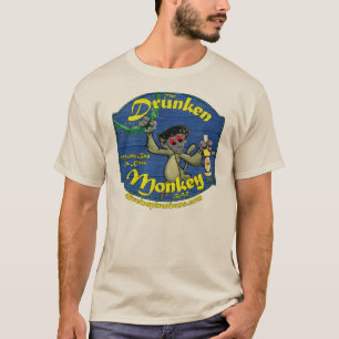 T-shirt Singe ivre - plein avant