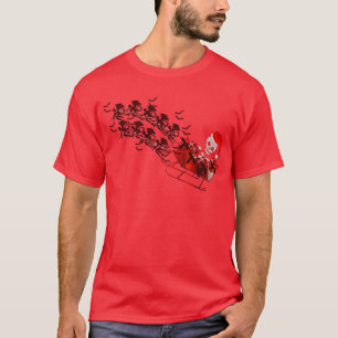 T-shirt Singe Père Noël de vol