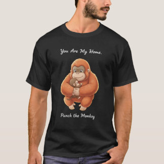 T-shirt singe rejeté par sa mère recevant un orang-outan e