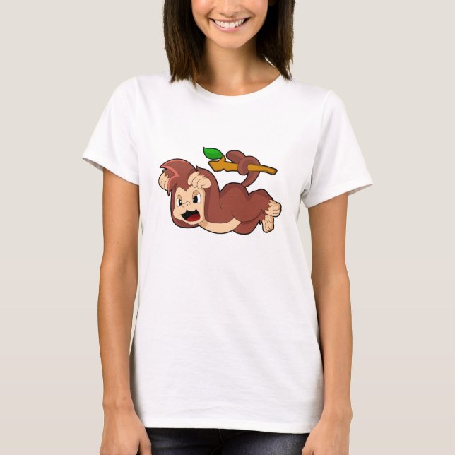 T-shirt Singe rugissant (Devant)