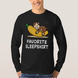 T-shirt Singe Singes Fait Dodo Dort Pyjama Pyjamas N