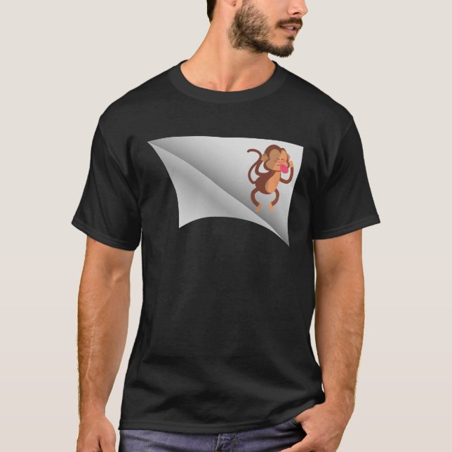 T-shirt singe sous le patch (Devant)