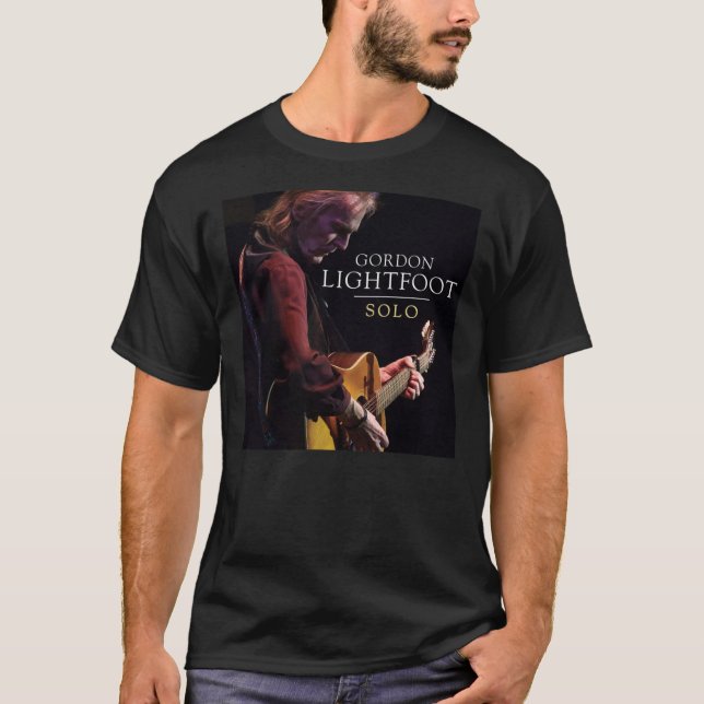 T-shirt Singer Gordon Lightfoot Solo Album (Devant)
