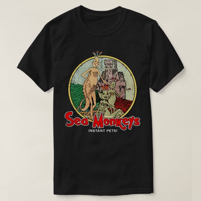 T-shirt Singes De Mer Pour Chemises Légères (Design devant)