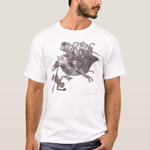T-shirt Singes de transport de porc de vol !