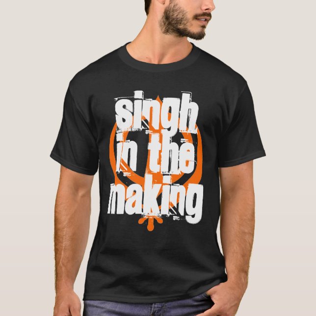 T-SHIRT SINGH DANS LA FABRICATION, AMRITSAR BON N'A PAS (Devant)