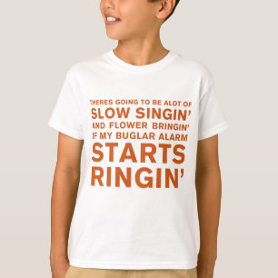 T-shirt Singin lent