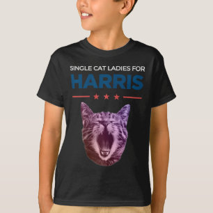 T-shirt Single Cat Ladies For Harris 2024 Political