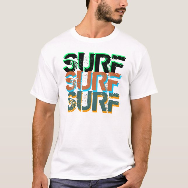 T-shirt Singulet de SURF de SURF de SURF (Devant)