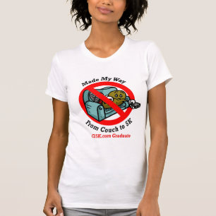 T-shirt Singulet micro de la fibre de la diplômée des