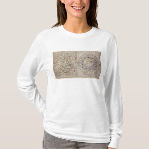 T-shirt Sino carte coréenne du monde