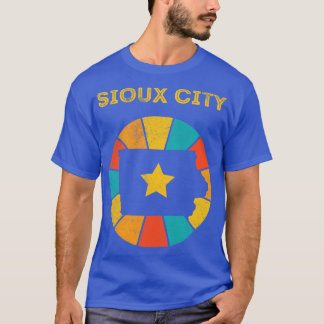 T-shirt Sioux City Iowa Souvenir Vintage en détresse 1