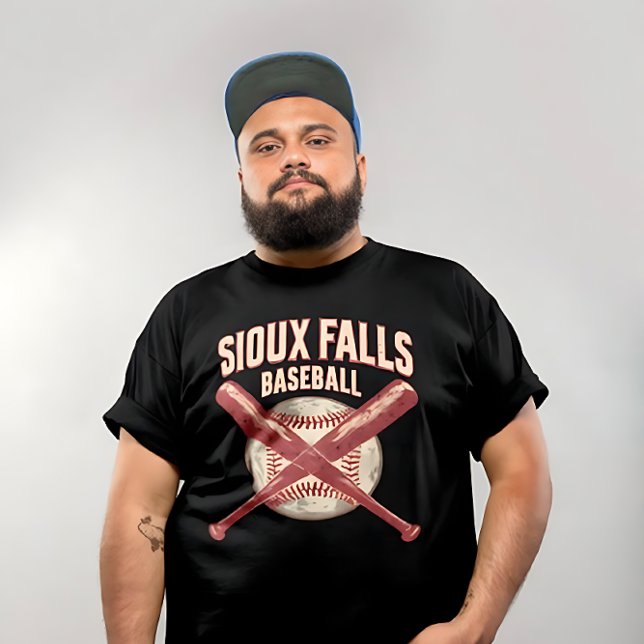 T-shirt Sioux Falls Baseball – Nostalgic Baseball Pride (Créateur téléchargé)