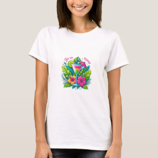 T-shirt "Sip Sip Hooray"-Celebrate Every Sip in Style