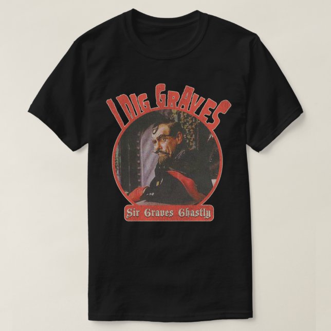 T-shirt Sir Graves Ghastly I Creg Graves (Design devant)