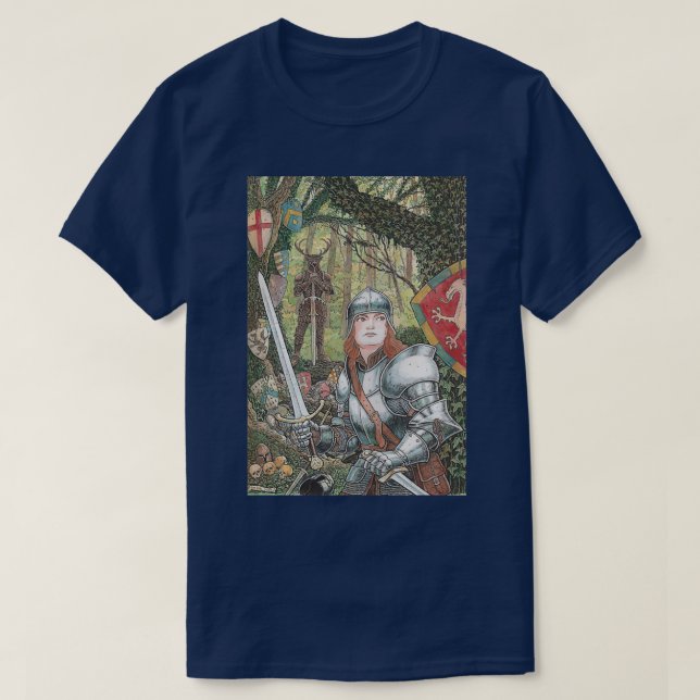 T-shirt Sir Meghan dans les bois (Design devant)