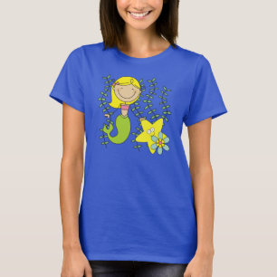 T-shirt Sirène blonde