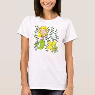 T-shirt Sirène blonde