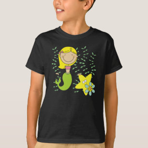 T-shirt Sirène blonde