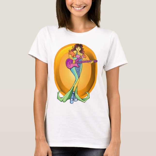 T-shirt Sirène de trouille (Devant)