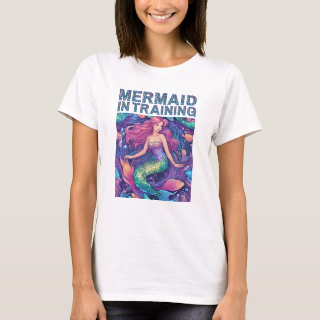 T-shirt Sirène en formation (Devant)