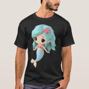 T-shirt Sirène en Origami