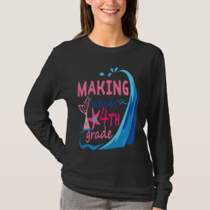 T-shirt Sirène Fabriquant Des Vagues En Chemise De 4E Anné