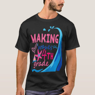 T-shirt Sirène Fabriquer des ondulations en 4e année migno