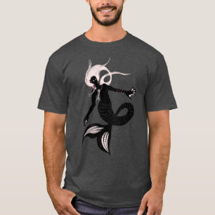 T-shirt Sirène gothique Imaginaire foncé Créature