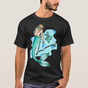 T-shirt sirène poissons