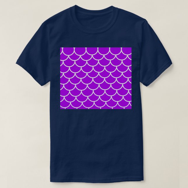 T-shirt Sirène pourpre (Design devant)