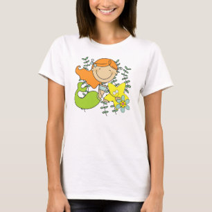 T-shirt Sirène rousse