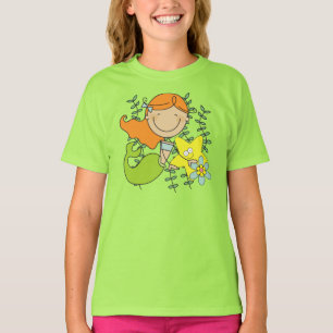 T-shirt Sirène rousse