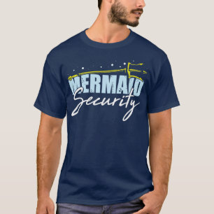 T-shirt Sirène Sécurité Cadeaux De Nage Pour Un Thé De Nag
