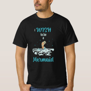 T-shirt Sirène Sirènes Mer Girl Drôle Anniversaire Idée ca