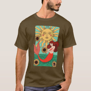 T-shirt Sirène Sun Tarot Card XIX