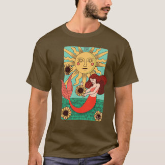 T-shirt Sirène Sun Tarot Card XIX