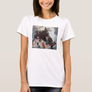 T-shirt Sirènes au jeu, 1886 (huile sur la toile)
