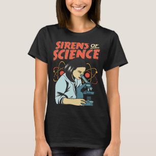T-shirt Sirènes De Science Scientifique Féministe Science