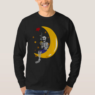 T-shirt Sirop de latte au curry de citrouille de squelette