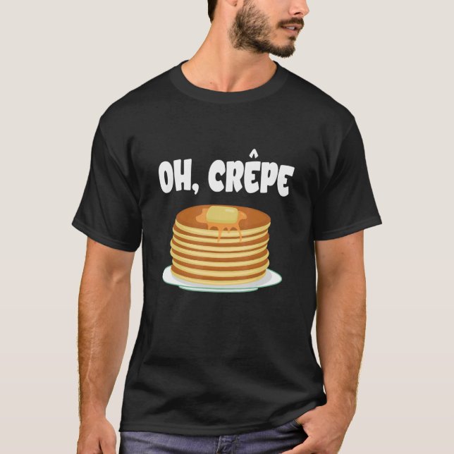 T-shirt Sirop de mélange crêpe mignonne pour crêpes (Devant)