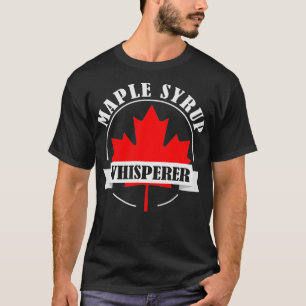 T-shirt Sirop d'érable Whisperer Sirop d'érable Canada Map