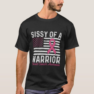 T-shirt Sissesse D'Un Guerrier K Mois De Sensibilisation A